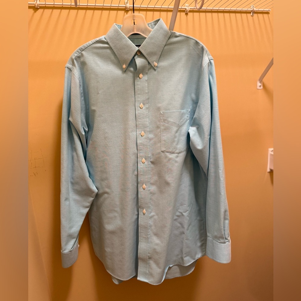 Stafford Men's Light Blue Dress Shirt 16/34-35